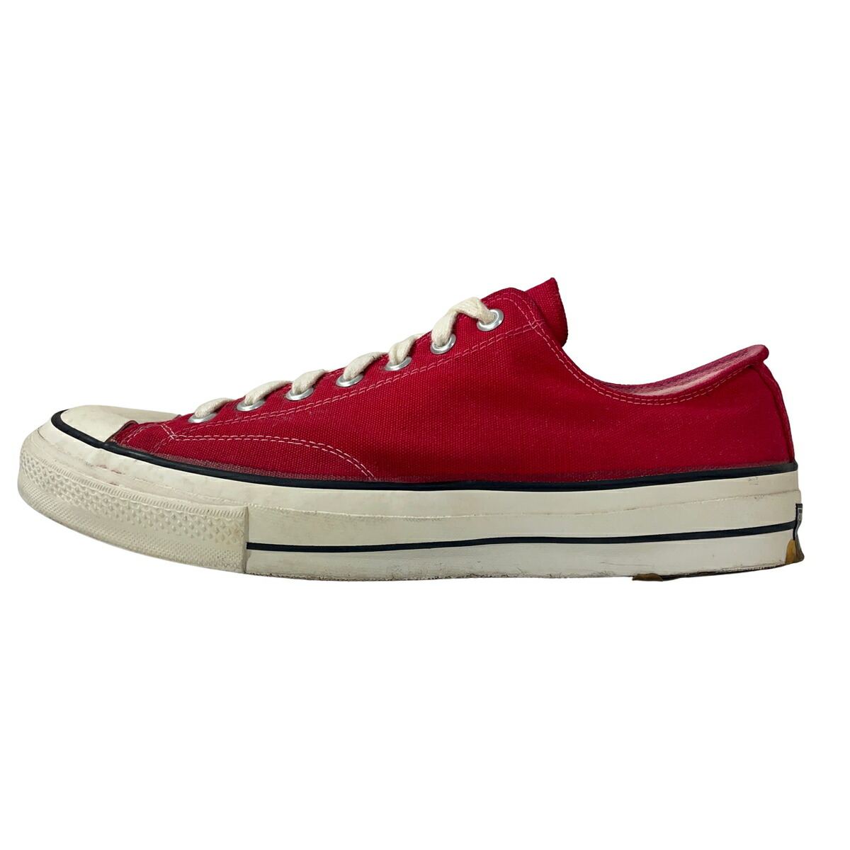 CONVERSE コンバース チャックテイラー 一ツ星 70s ビンテージ Chuck Taylor レッド 赤 US 12 約 30.5cm 【中古】【A0】｜オーバーラップ店