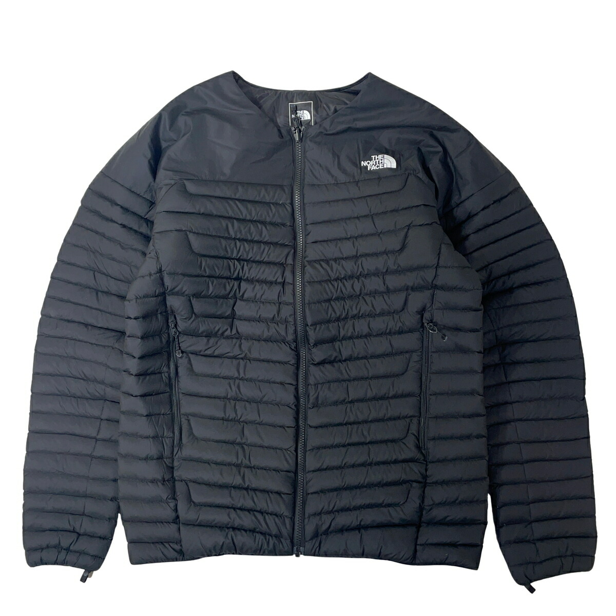 未当て嵌める品 THE NORTH FACE ザ・ノース・フェイス 落ちこむ サンダーラウンドネックジャケット Thunder Roundneck NY82511 黒 XL 【A3】