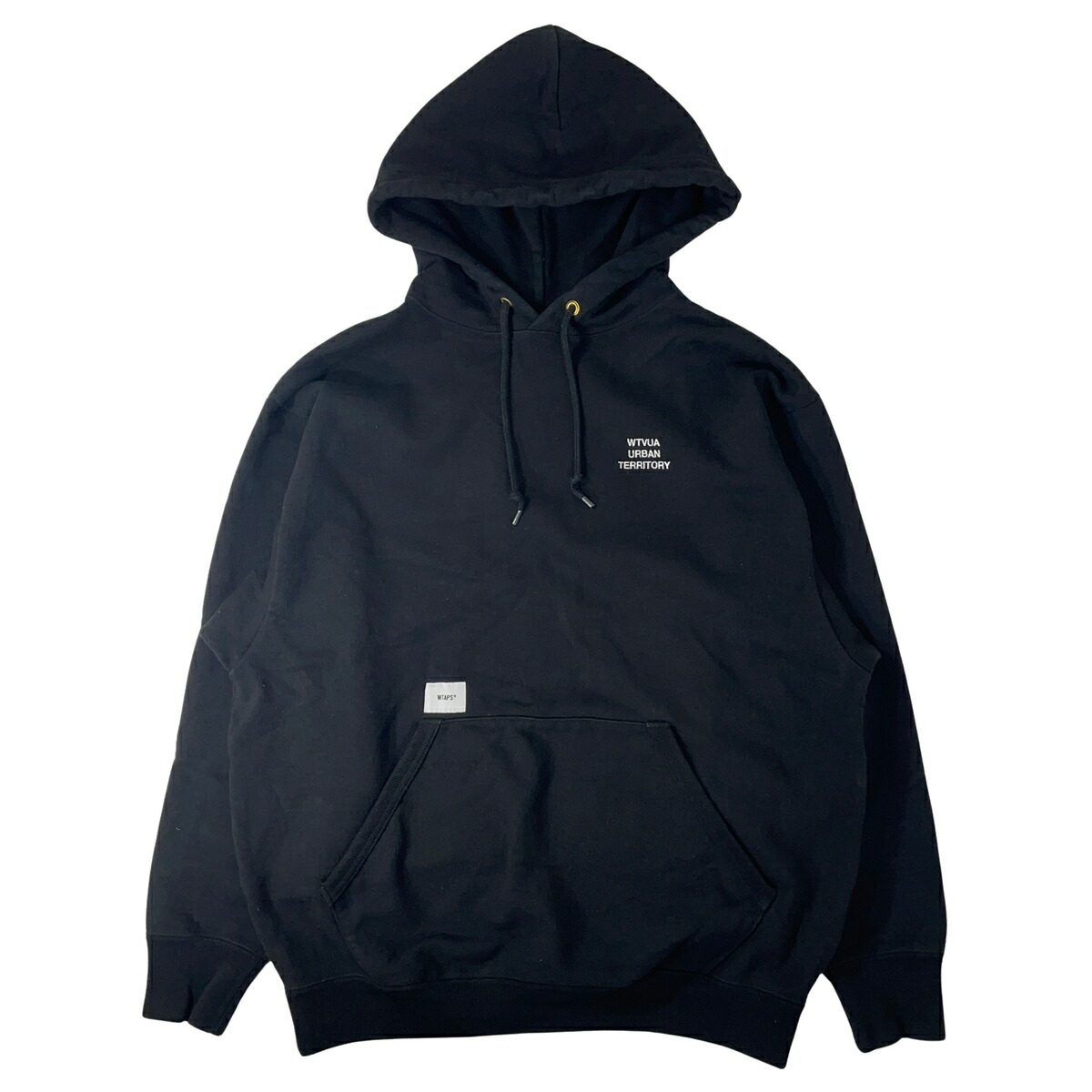 ダブルタップス 25SS Wtaps Wut Hoody Cotton パーカー フーディ 黒いこと BLACK 251ATDT-CSM06 黒 03 L 【中古】【A1】