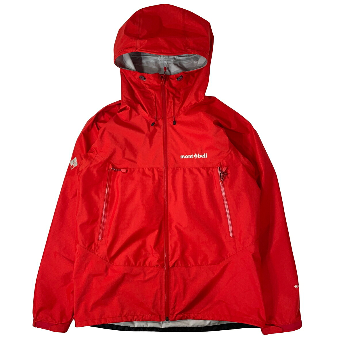 未使用品 mont bell モンベル レインダンサー ジャケット レインウェア 1128618 レッド 赤 M 【A1】｜オーバーラップ店