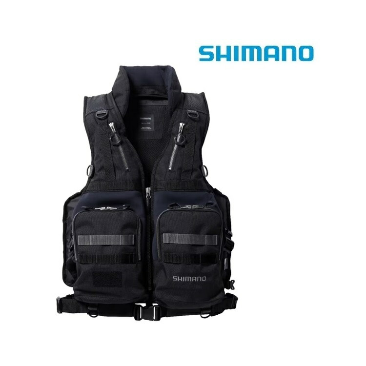 楽天市場】シマノ ロックショアタフベスト ブラック VF-229X