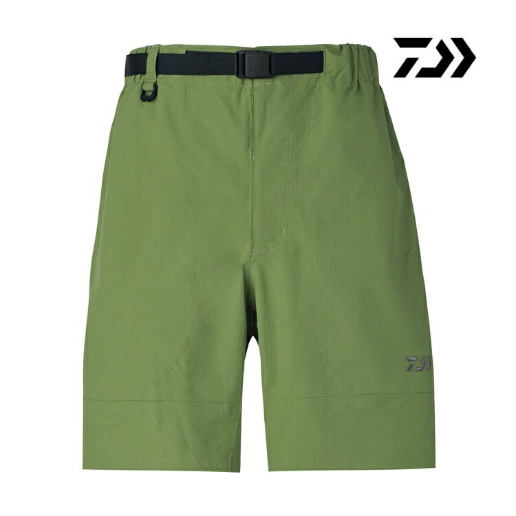 ダイワ レインマックス リップストップショートパンツ ブラック XL