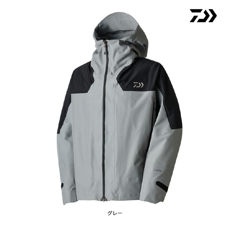 ダイワ DR-1125J GORE-TEX ロックガードレインジャケット グレー L【釣り　レインウェア】 4550133597893_3.jpg
