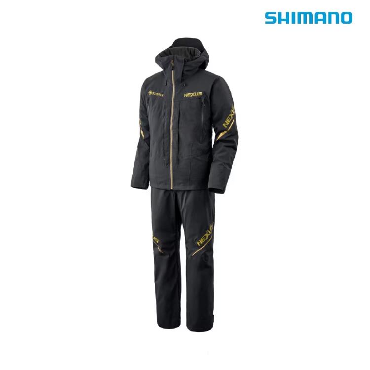 SHIMANO NEXUS 防寒着セット M 黒/赤　STRV＋7 2022年版】シマノの新作防寒着！機能性抜群の快適な釣りウェア