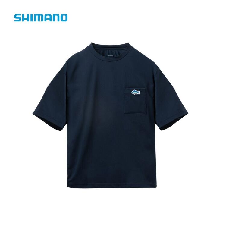 シマノ シャツ SH-031Z ドライポケットTシャツ ネイビー SHIMANO
