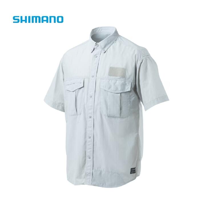 シマノ シャツ SH-001Z フィッシングシャツ ショートスリーブ オフホワイト SHIMANO