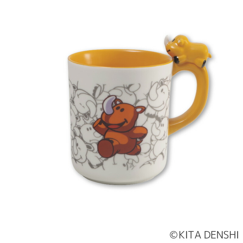 品質のいい ジャグラー マスコットマグ ツノっちのマスコット付きマグカップ 陶器 箱入り パチスロ スロット