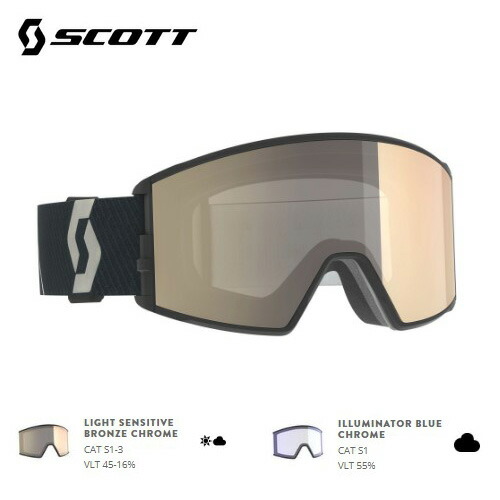【楽天市場】スコット SCOTT ゴーグル リアクト SCO GOGGLE REACT LS (MOUNTAIN BLACK) 400233