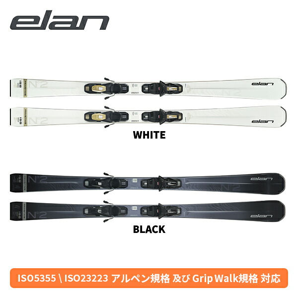 エラン ELAN プライムタイム PRIMETIME N2W + EL 9.0 GW SHIFT (金具付)(WHITE / BLACK) レディース ACELWY25 [スキー板] [25-26] [2026] [旧モデルスキー]｜パドルクラブ 43,875円