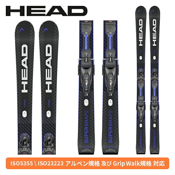 頭顱 HEAD 百貨店シェイプ e五分五分タン SUPERSHAPE E-TITAN + PROTECTOR PR 13 GW (金具付) 313285 [スキーの板板] [25-26] [2026] one color
