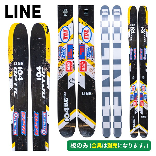 ライン LINE オプティック104 OPTIC 104 (板のみ) LN250919 [スキー板] [25-26] [2026] [NEWモデル]