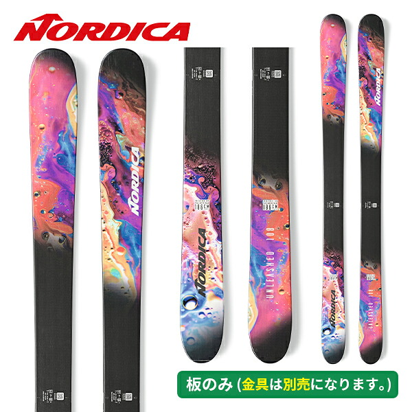ノルディカ NORDICA アンリーシュド108 UNLEASHED 108 (板のみ) オールマウンテン 0A549300001 [スキー板] [25-26] [2026] [NEWモデル]