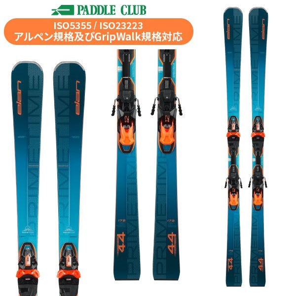 エラン板 elan PRIMETIME 44 172cm 2024ー25モデル Elan Primetime 44+ Men's Skis + Bindings - 2024