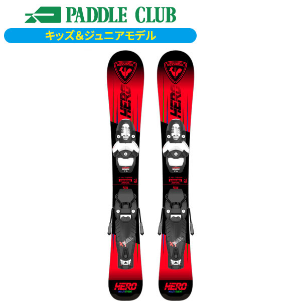 ロシニョール ROSSIGNOL HERO PRO TEAM + TEAM 4 GW (金具付) ヒーローJR ジュニア RANWE01 [スキー板] [25-26] [2026] [NEWモデル]