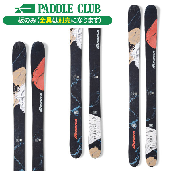 ノルディカ NORDICA UNLEASHED 114 (板のみ) アンリーシュド パウダー [0A449500001191] スキー板 24-25 [旧モデルスキー][ポイント10倍]