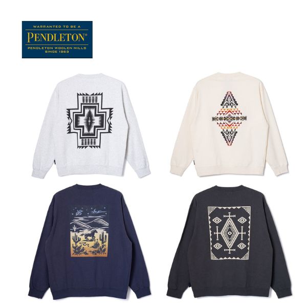 ペンドルトン PENDLETON ロングスリーブ バックプリント スウェット L/S Back Print Sweat 5475-1020
