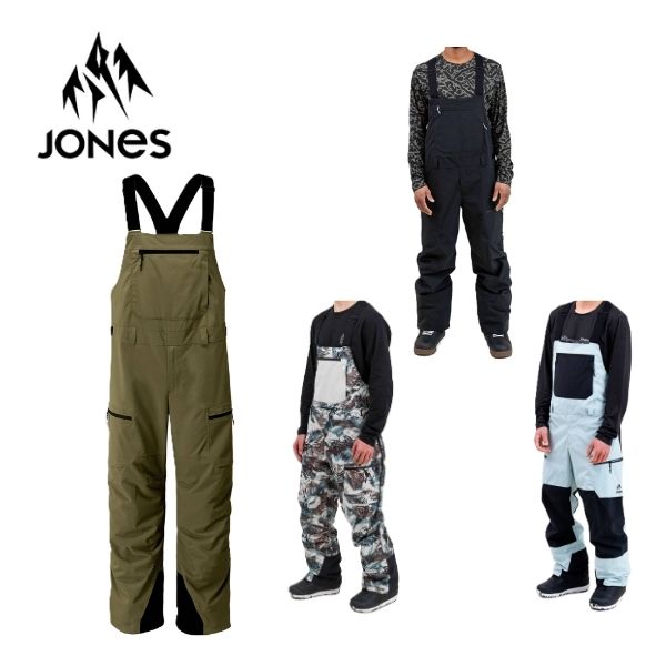 ジョーンズ JONES メンズ 牟礼サーフ リサイクルド ビブズ MTN Surf Recycled Bibs 69125310 [スキーの板お召しもの] [スノーボードお召しもの]