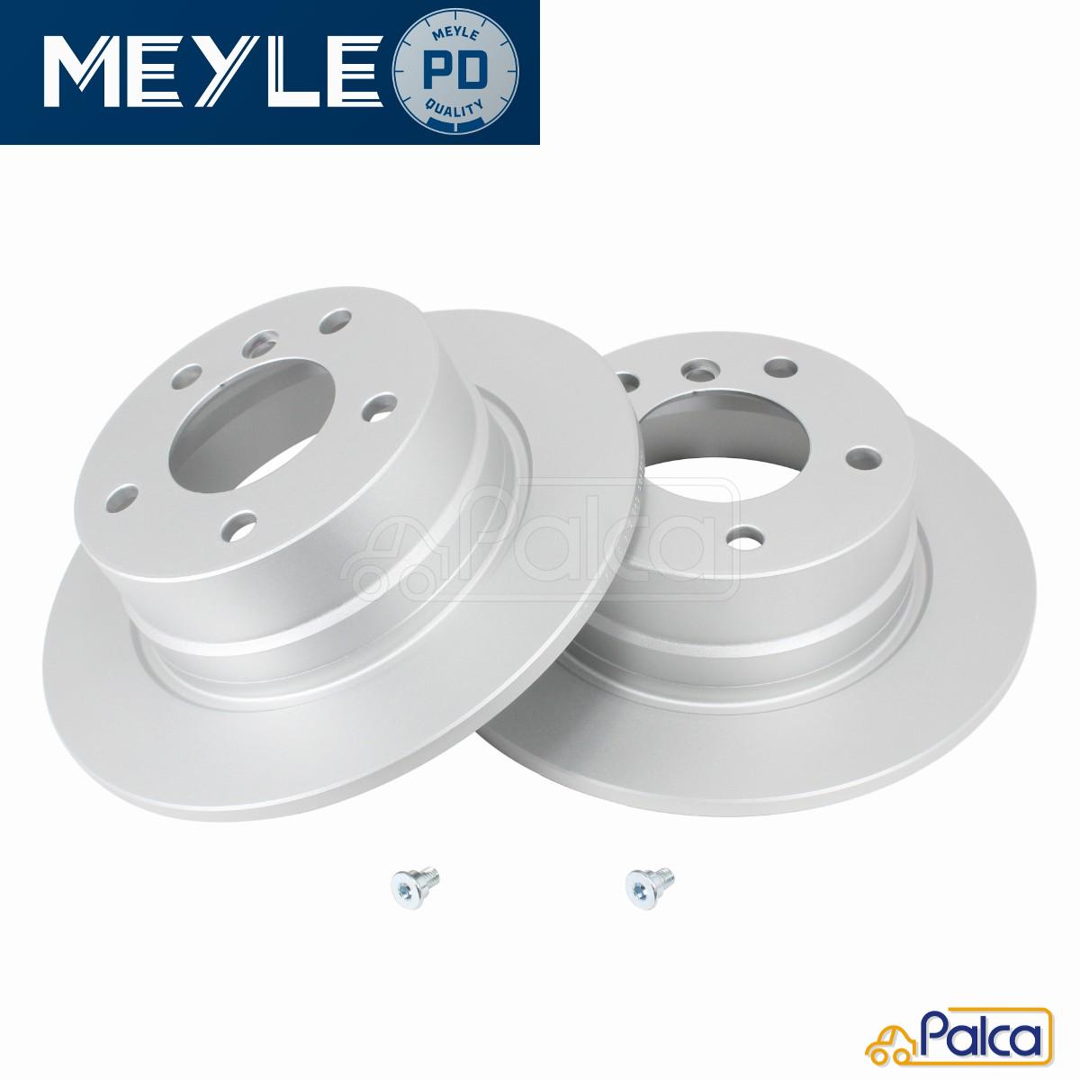 BMW リア ブレーキディスクローター 2枚セット 防錆加工品 280X10MM Z4,E85/2.0i 2.2i 2.5i MEYLE製 34216794306|パーツのパルカ 店