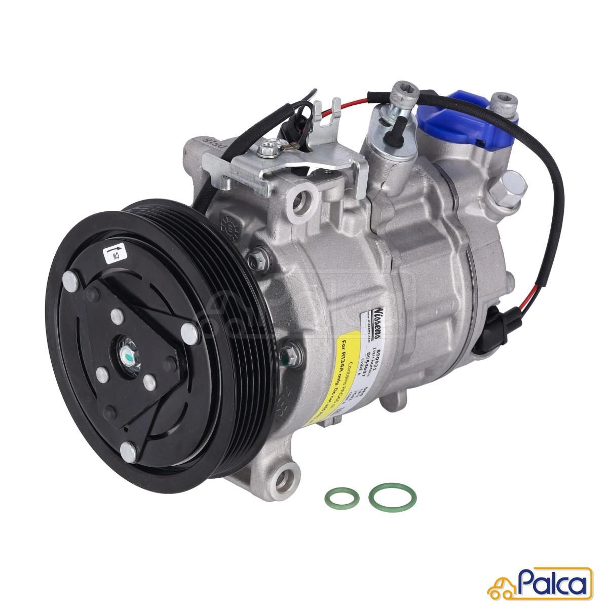 アウディ A/C エアコンコンプレッサー A6/4GCRES | A7/4GCREC | A6オールロードクワトロ/4GCREB | Q7/4MCRES 4MCREA | 3.0TFSI用 | NISSENS製 4M0820803Mに適合|パーツのパルカ 店