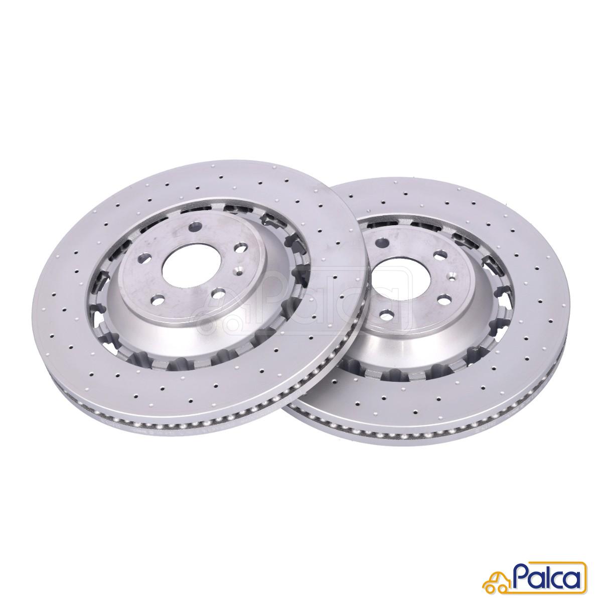 アウディ フロント ブレーキローター 2枚 370X34MM 防錆品| A3 RS3/8VCZGF 8VDAZF 8VDAZL | BREMBO製 8V0615301S|パーツのパルカ 店