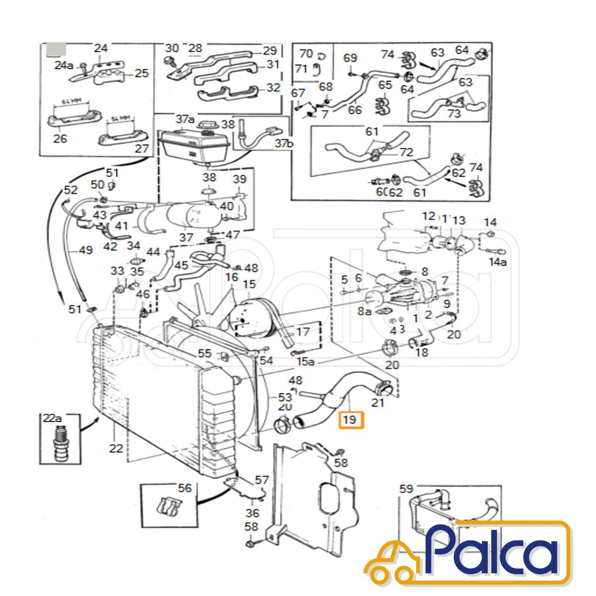 【楽天市場】【あす楽】ボルボ ラジエターホース/クーラントホース ロアー 740/TURBO 940/TURBO URO製 3547148