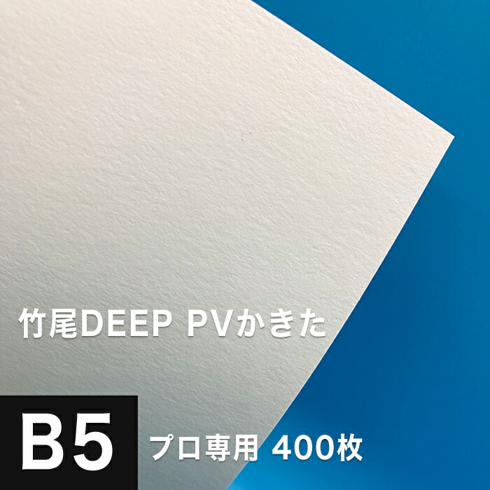 交換無料 楽天市場 竹尾 Deep Pv かきた B5サイズ 400枚 タケオ インクジェット 印刷紙 印刷用紙 版画用紙 画材 写真用紙 版画 水彩画 油絵 アート作品 絵画 複製 鮮やか 染料 顔料 発色 松本洋紙店 印刷用紙と業務用ラベル専門店 無料長期保証 Sda Org Sg