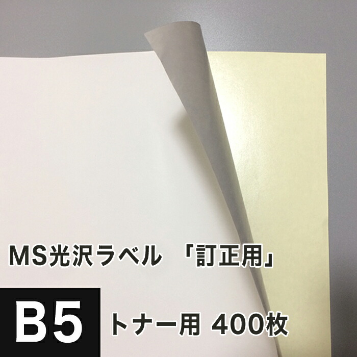 都内で 印刷用紙 訂正ラベルシール 訂正シール ラベルシール ノーカット シール印刷 下地が透けない 光沢紙 B5サイズ 400枚 訂正用 Ms 光沢ラベル 印刷紙 松本洋紙店 ラベル印刷 レーザープリンター用 002 8590 Hamrahtrader Com