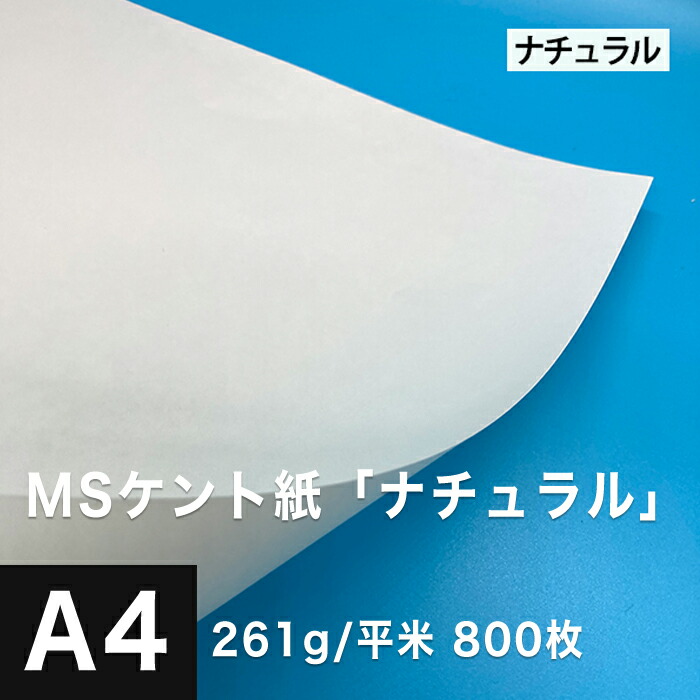 大注目 MS ケント紙 ナチュラル 261g 平米 A4サイズ ysvs.in