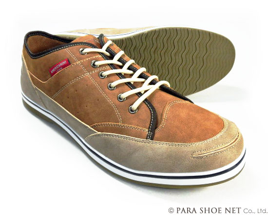 楽天市場 Americanino Edwin レザースニーカー カジュアルシューズ アンティークブラウン 茶色 ワイズ3e Eee 28cm 28 0cm 29cm 29 0cm 30cm 30 0cm 大きいサイズ ビッグサイズ メンズ紳士靴 靴のパラダイス