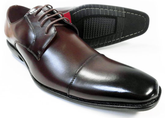 SABLINA VALENTINO（DECT）外羽根ストレートチップ ビジネスシューズ アンティーク濃茶（ダークブラウン）ワイズ3E（EEE） 28cm（28.0cm）、29cm（29.0cm）【大きいサイズ（ビッグサイズ）メンズ紳士靴】