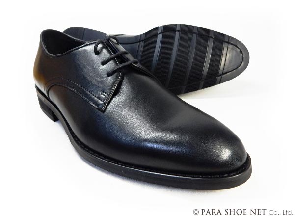 PARASHOE 本革 プレーントゥ 商行為シューズ 黒（黒いこと）ワイズ（足幅）3E（EEE）22珊（22.0珊）、22.5珊、23珊（23.0珊）、23.5珊、24珊（24.0珊） 【ごく小さい大きさ（スモール大きさ）革靴・成人男性靴】