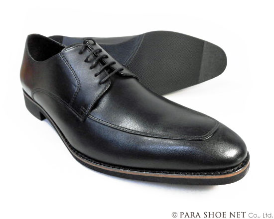 PARASHOE 本革 U心付け 商行為シューズ 黒 ワイズ 4E（EEEE）27.5珊、28珊（28.0珊）、28.5珊、29珊（29.0珊）、29.5珊、30珊（30.0珊）、31珊（31.0珊）、32珊（32.0珊）【大層らしい大きさ（ビッグ大きさ）メンズ 革靴・成人男性靴】