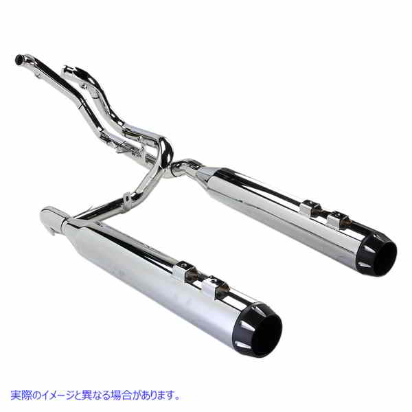 取寄せ ダウンアンダーエキゾースト - クローム - ストレート缶 バッサーニエキゾースト Down Under Exhaust - Chrome - Straight Can 1F76R DRAG 18001900｜ハーレーパーツデポ