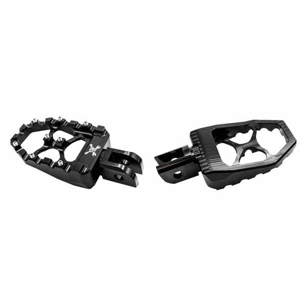 取寄せ MX エボリューション ペグ - ブラック - ソフテイル バーリーブランド MX Evolution Pegs - Black - Softail B13-1016B DRAG 16202637｜ハーレーパーツデポ
