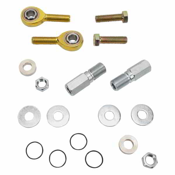 取寄せ 調整式ショックローダウンキット - 標準仕上げ - 0～2インチ下げる バーリーブランド Adjustable Shock Lowering Kit - Standard Finish - Lowers 0- 2 B28-255 DRAG DS310072｜ハーレーパーツデポ