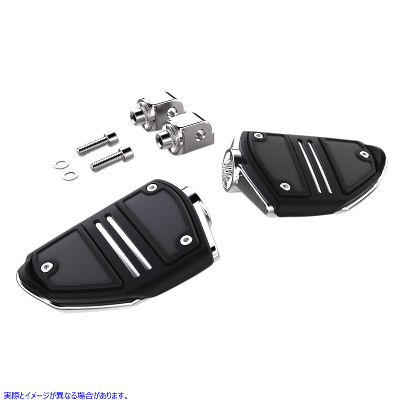 取寄せ ツインレールフットペグ - マウント付き - クローム - ソフテイル シロ Twin Rail Footpeg - With Mount - Chrome - Softail 61406 DRAG 16201863｜ハーレーパーツデポ