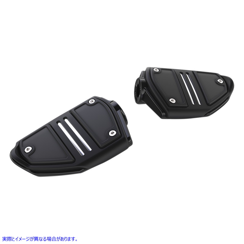取寄せ ツインレールフットペグ - ブラック シロ Twin Rail Footpeg - Black 61420 DRAG 16201864