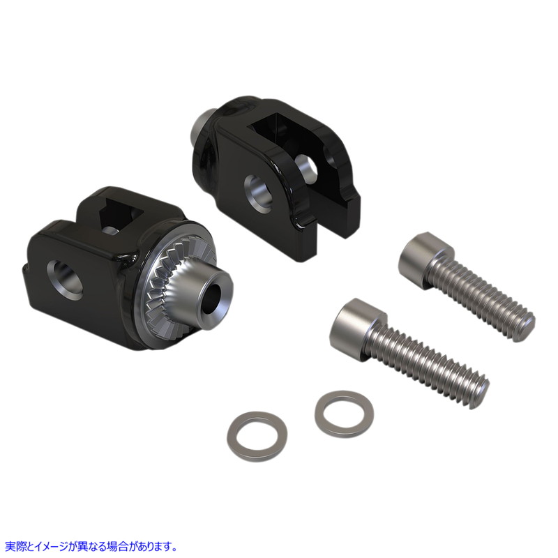 取寄せ フットペグマウント シロ Peg Mount - Black Stainless Steel - Softail 60018 DRAG 16202058