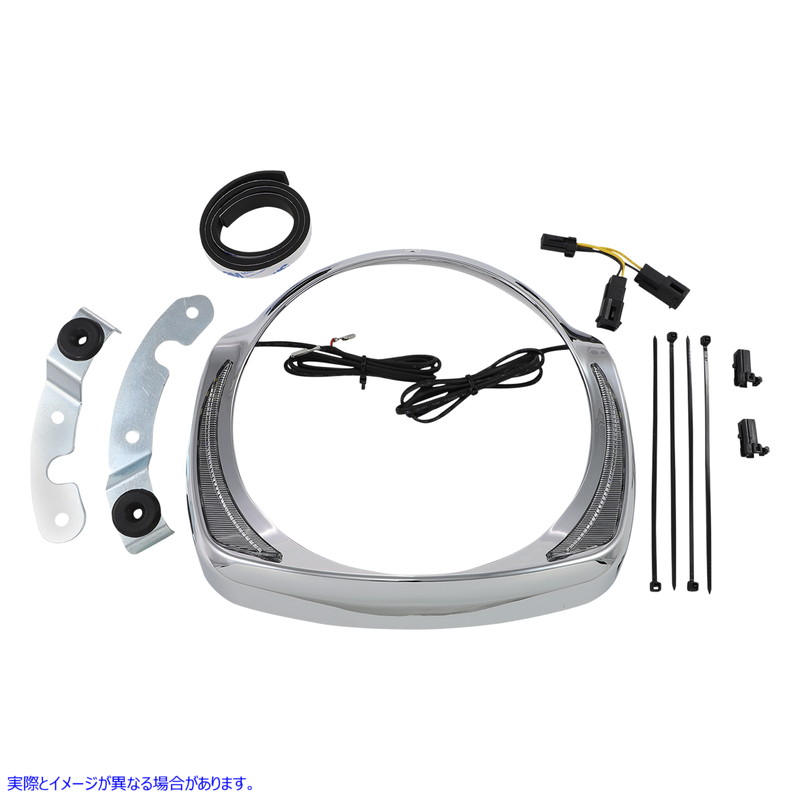 取寄せ ヘッドライトベゼル - クローム シロ Headlight Bezel - Chrome 45200 DRAG 20011319