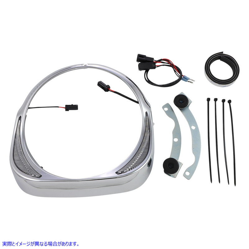 取寄せ ヘッドライトベゼル - クローム シロ Headlight Bezel - Chrome 45210 DRAG 20011363