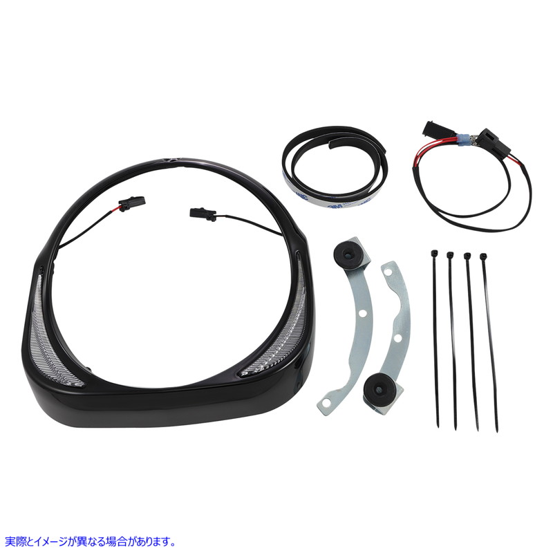 取寄せ ヘッドライトベゼル - ブラック シロ Headlight Bezel - Black 45211 DRAG 20011364