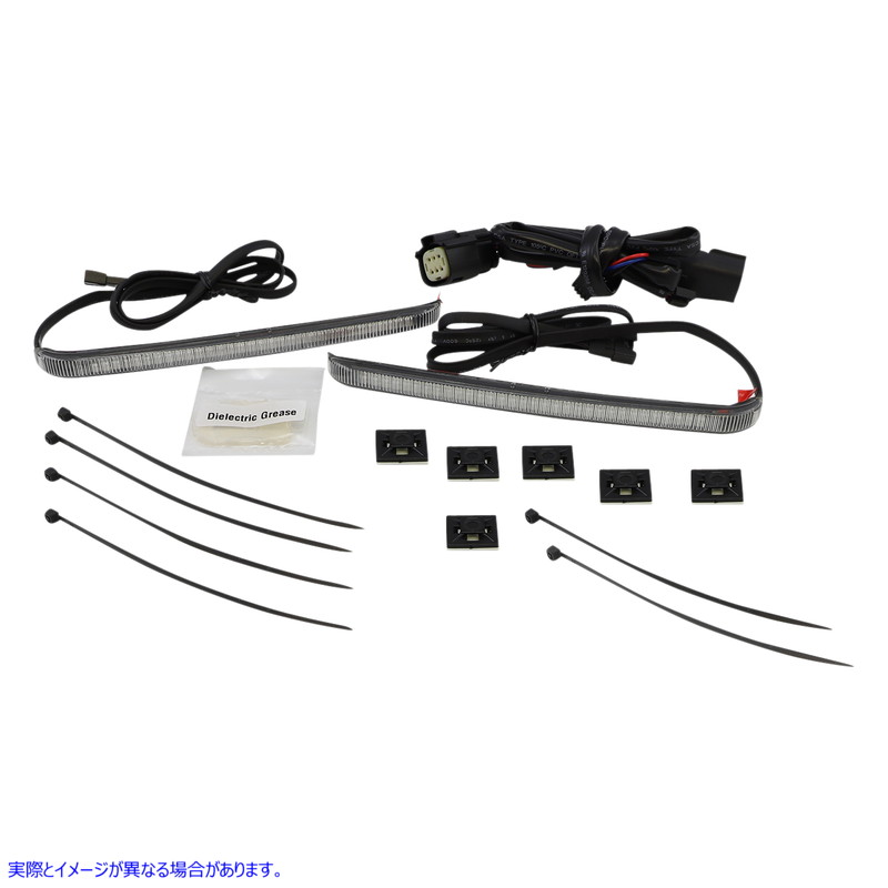 取寄せ バッグライトブレード - アンバーターンシグナル シロ Bag Light Blades - Amber Turn Signals 40029 DRAG 20402014|ハーレーパーツデポ