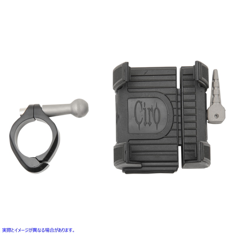 取寄せ スマートフォン/GPSホルダー - 充電器なし - ブラック シロ Smartphone/GPS Holder - w/o Charger - Black 50315 DRAG 44020603
