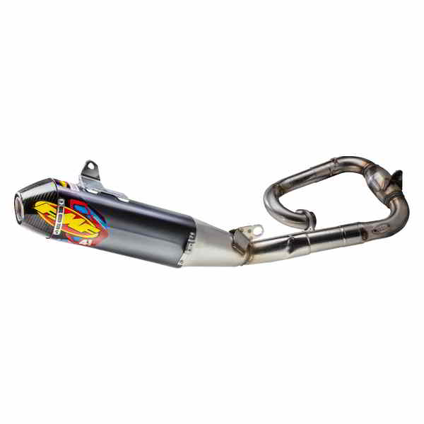 取寄せ エフエムエフ Factory 4.1 RCT Exhaust System - Aluminum - Stainless Steel Header - Carbon Fiber End Cap 044477 DRAG 18202047