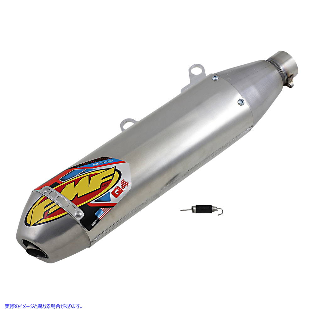 取寄せ Q4 HEXマフラー エフエムエフ Q4 HEX Muffler 045646 DRAG 18211999|ハーレーパーツデポ