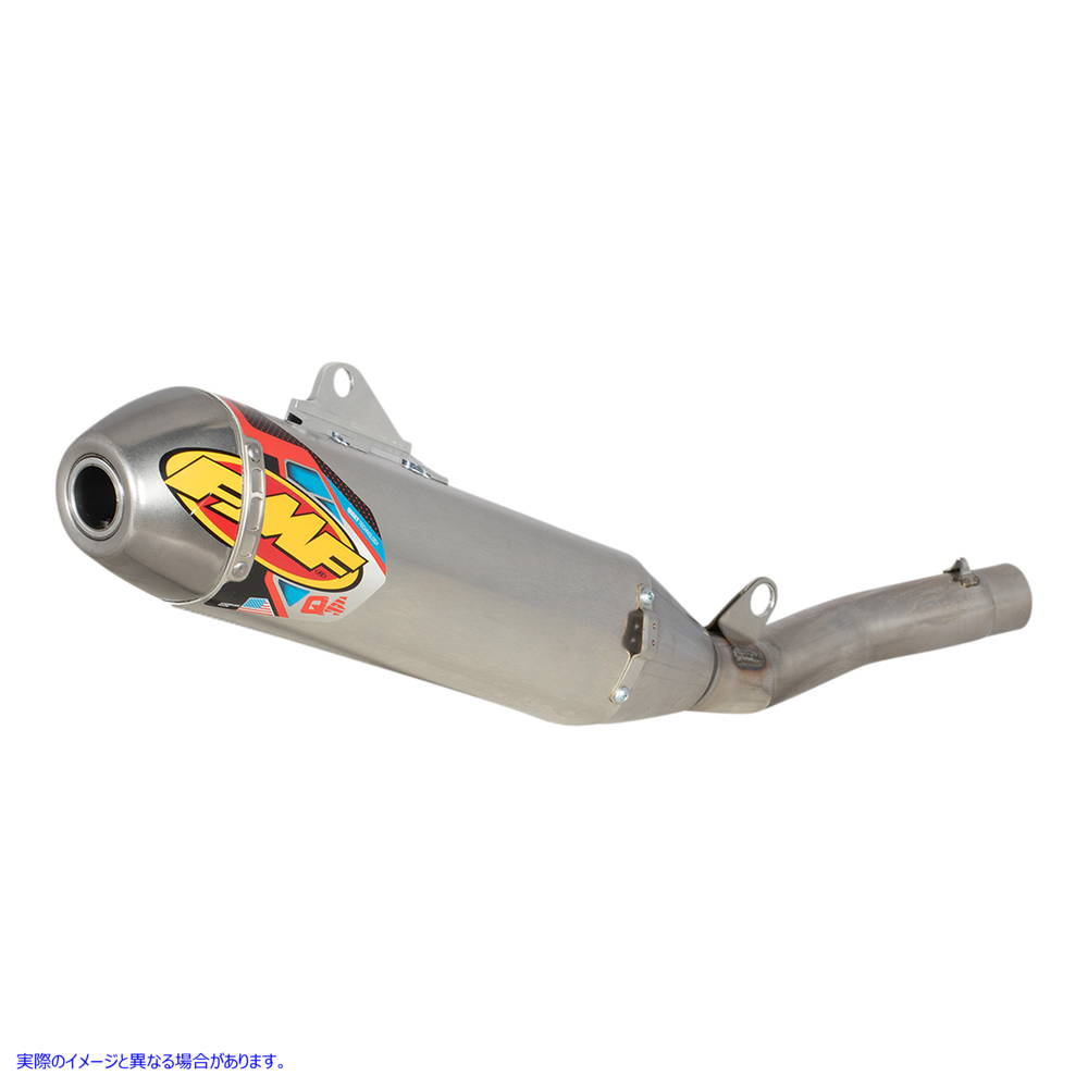 取寄せ Q4 ヘックス スリップオン マフラー エフエムエフ Q4 Hex Slip-On Muffler 041601 DRAG 18212042|ハーレーパーツデポ