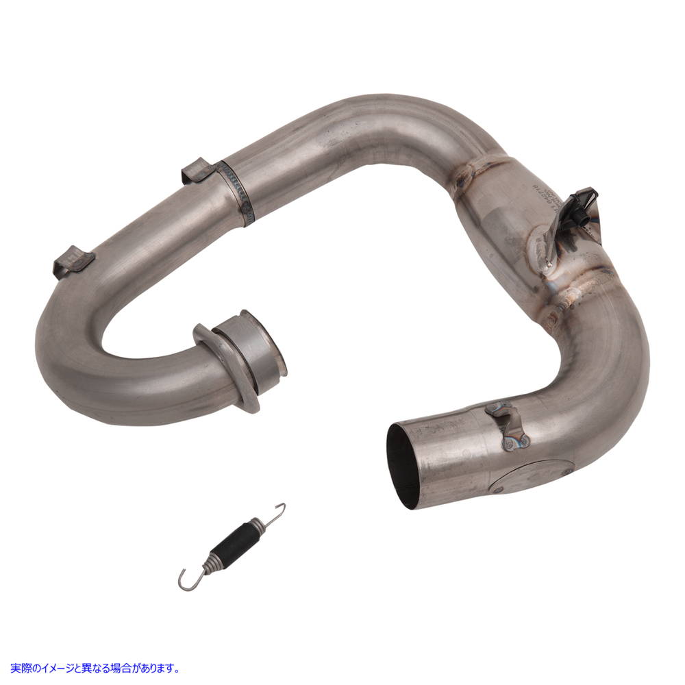 取寄せ メガボムヘッダー（ミッドパイプ付き） - チタン エフエムエフ Megabomb Header with Midpipe - Titanium 044459 DRAG 18220505