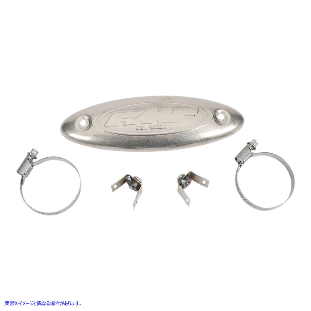 取寄せ ヒートシールド - チタン エフエムエフ Universal Header Heat Shield - Titanium 040230 DRAG 18610169