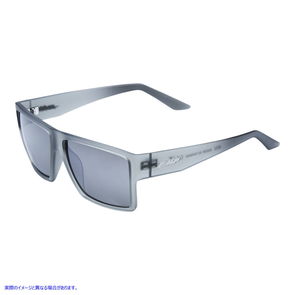 取寄せ エフエムエフ Factory Sunglasses - Matte Crystal Smoke - Silver Mirror Lens F-61502-252-01 DRAG 26101338