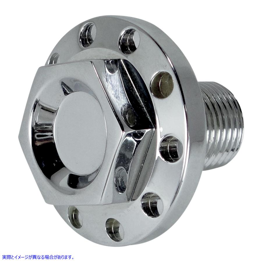 取寄せ ステアリングステムボルト - クロームメッキ - 99-05 FXD | 88-20 XL ジョーカーマシーン Steering Stem Bolt - Chrome-Plated - '99-'05 FXD | '88-'20 XL 10-011C DRAG 04100174｜ハーレーパーツデポ